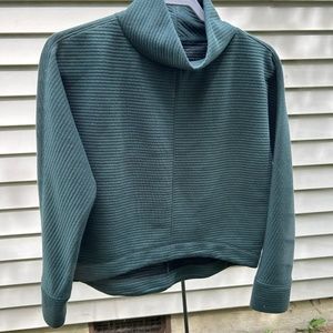 Green Cowl Neck Sweatshirt